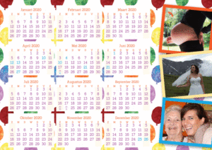 Kalender kleurig
